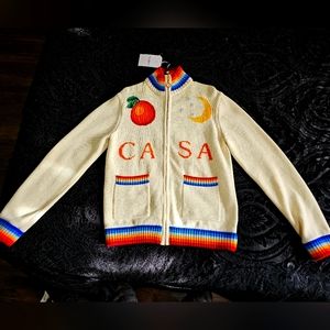 Casablanca Cotton Knit Cardigan